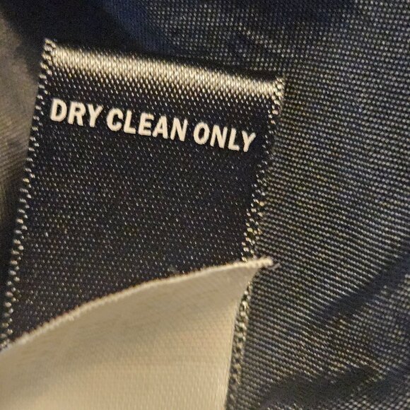 VTG Banana Republic Black 8 Mini Dress Viscose Wool Blend LBD Businesscore Chic - Picture 8 of 11